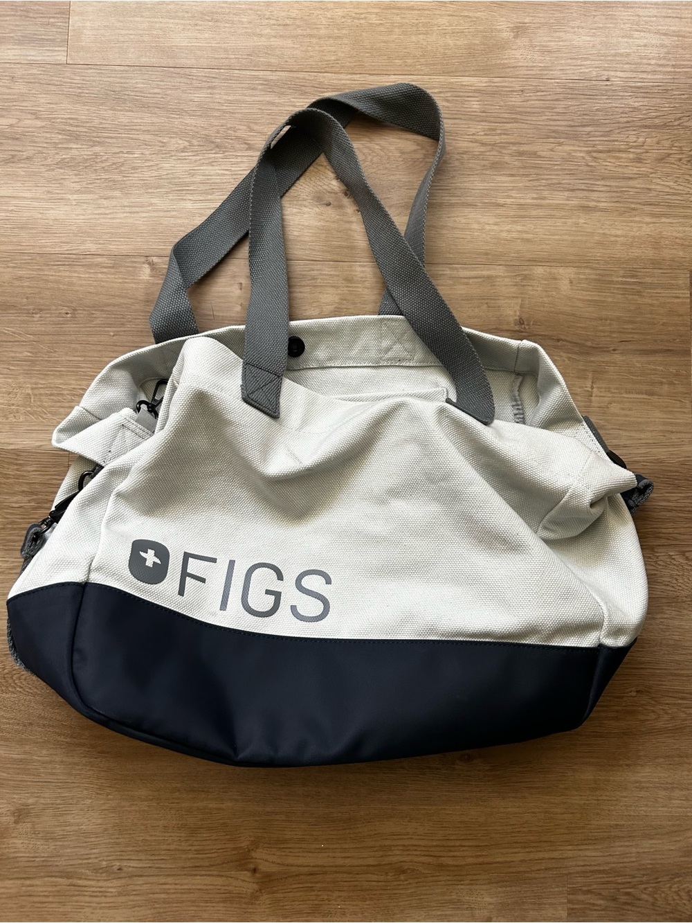 FIGS large canvas tote bag